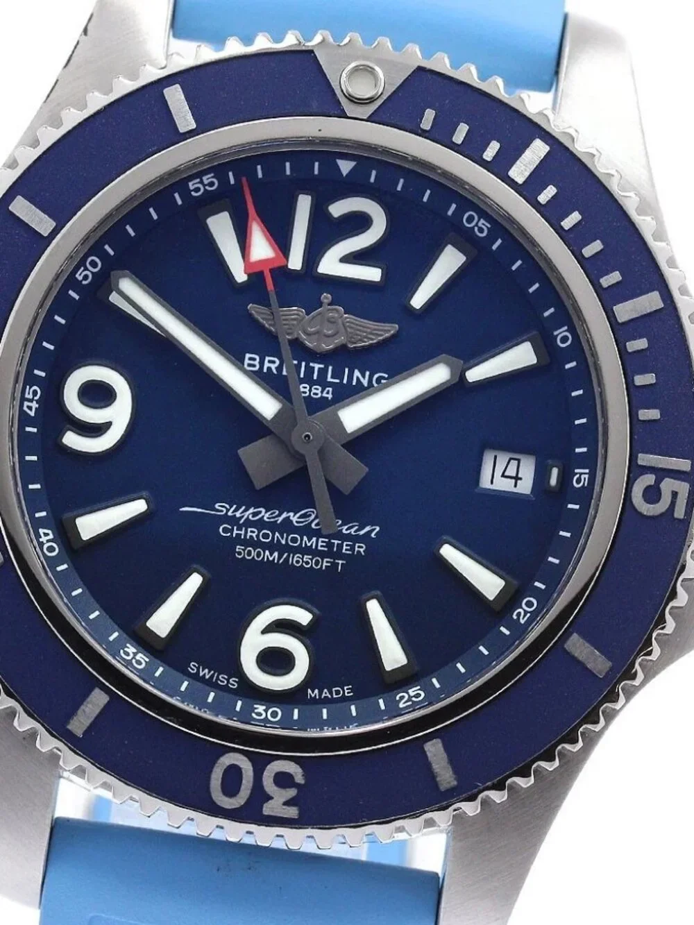 BREITLING Super Ocean 42 A17366 Date black Dial Automatic Men's Watch_973342